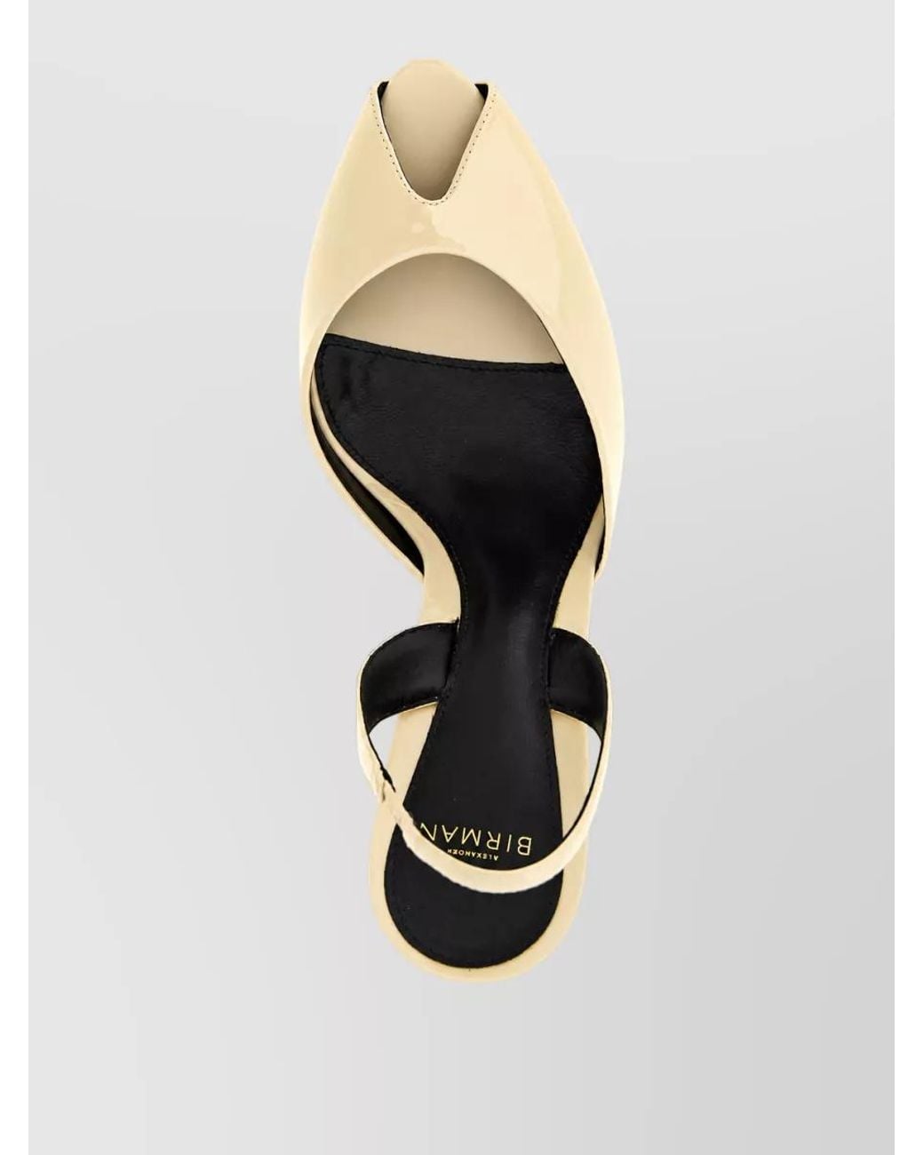 Alexandre Birman Metallic Leather Slingback Mules
