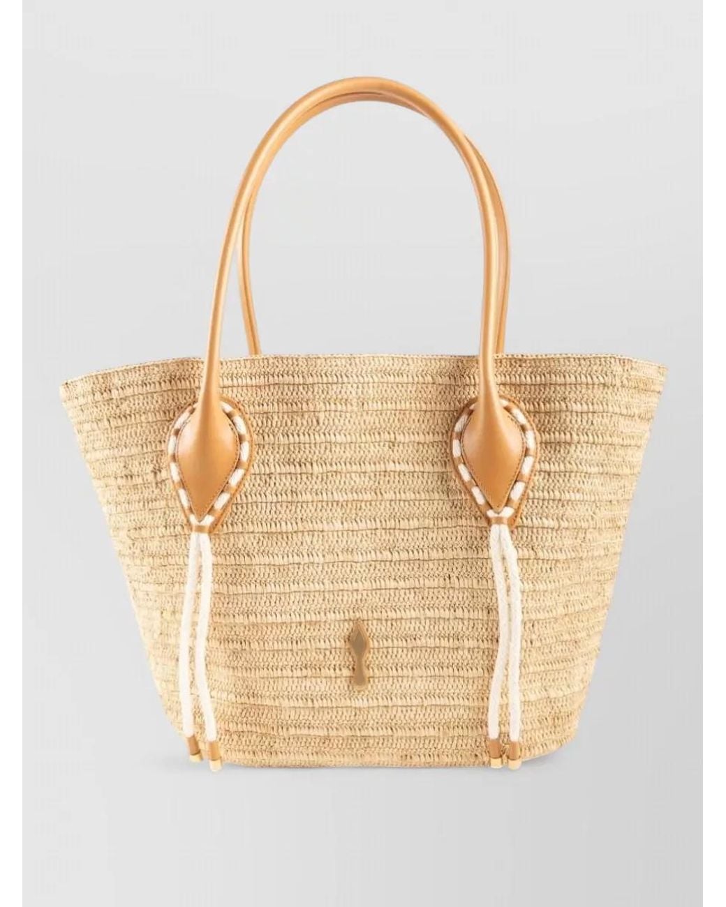 Christian Louboutin Natural Venus Large Raffia Beach Bag