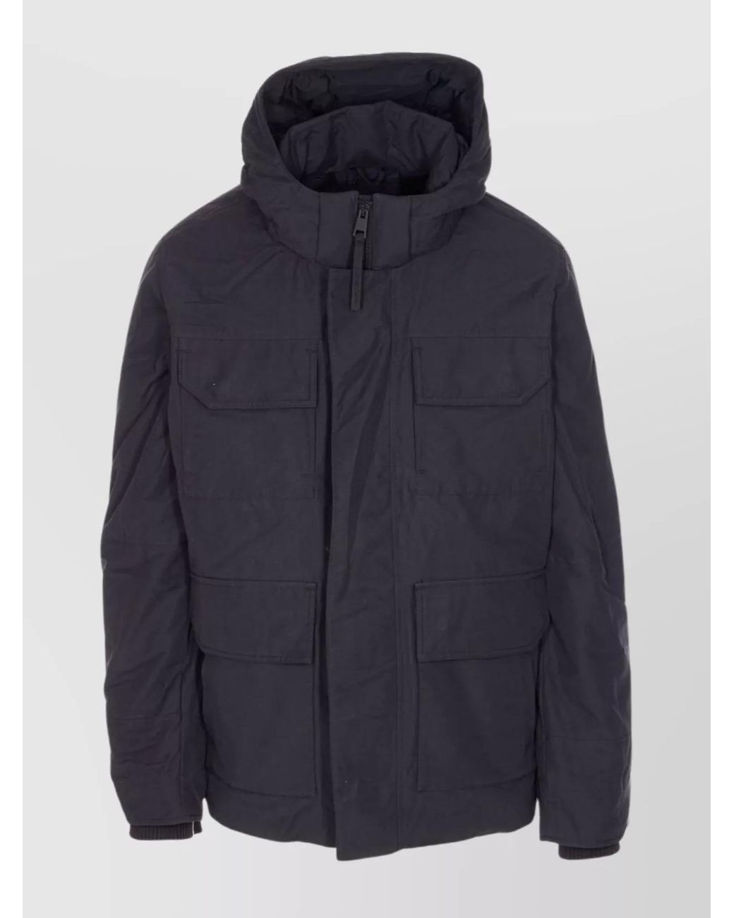 Canada Goose Blue Cotton Parka for men