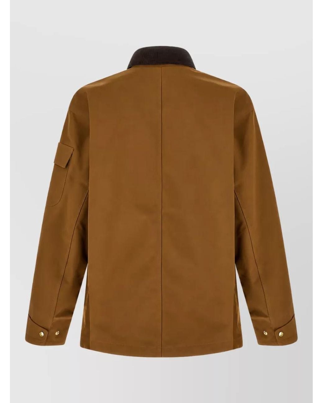 Carhartt Brown Nylon Single-Breasted Jacket for men