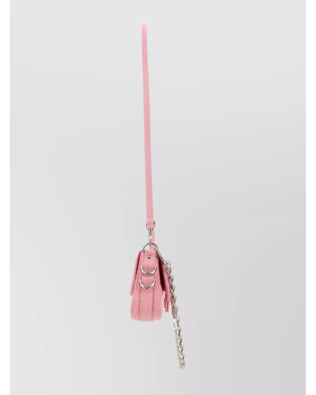 Balenciaga Pink Lindsay Leather Shoulder Bag