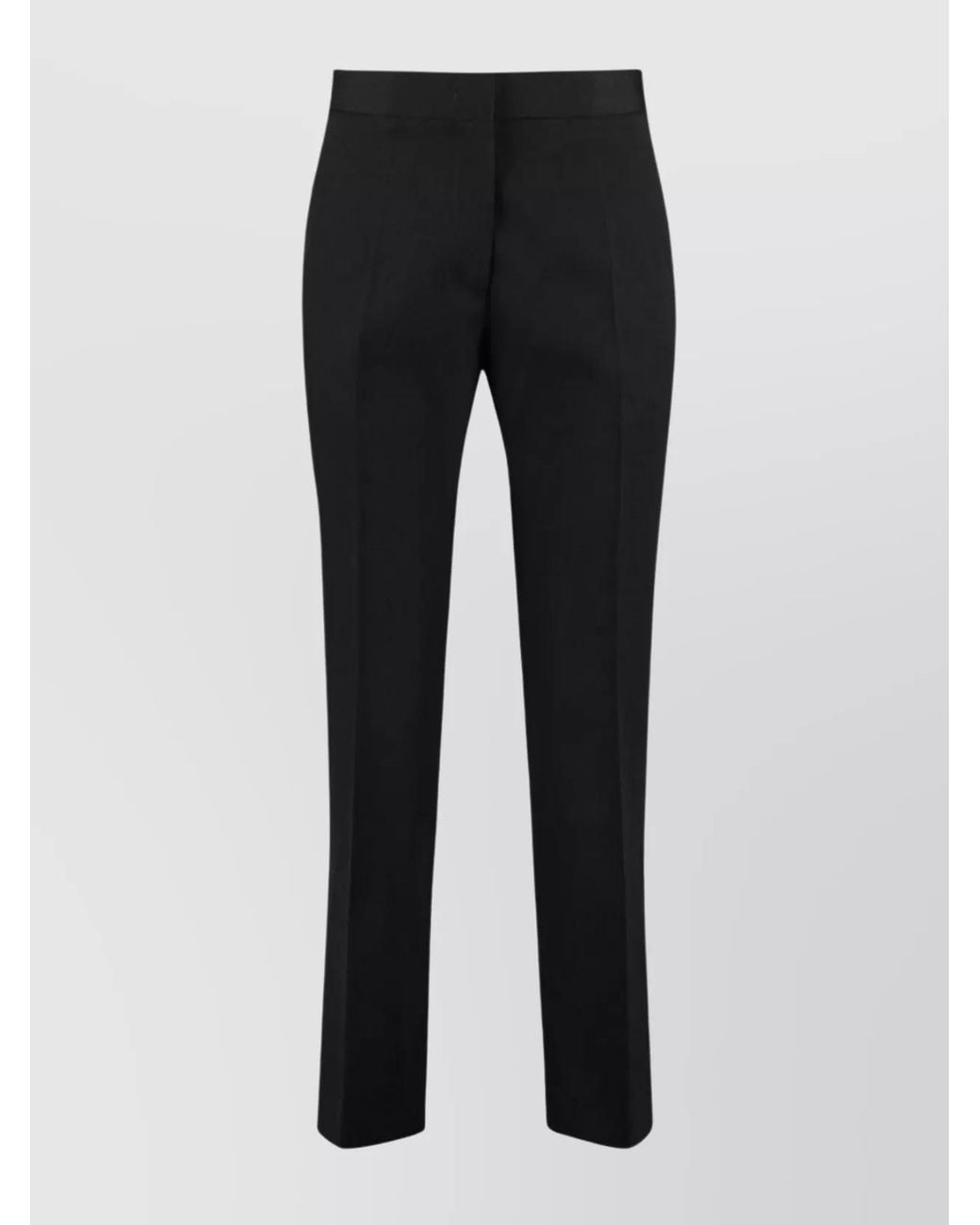 Jil Sander Black Wool Cropped Trousers