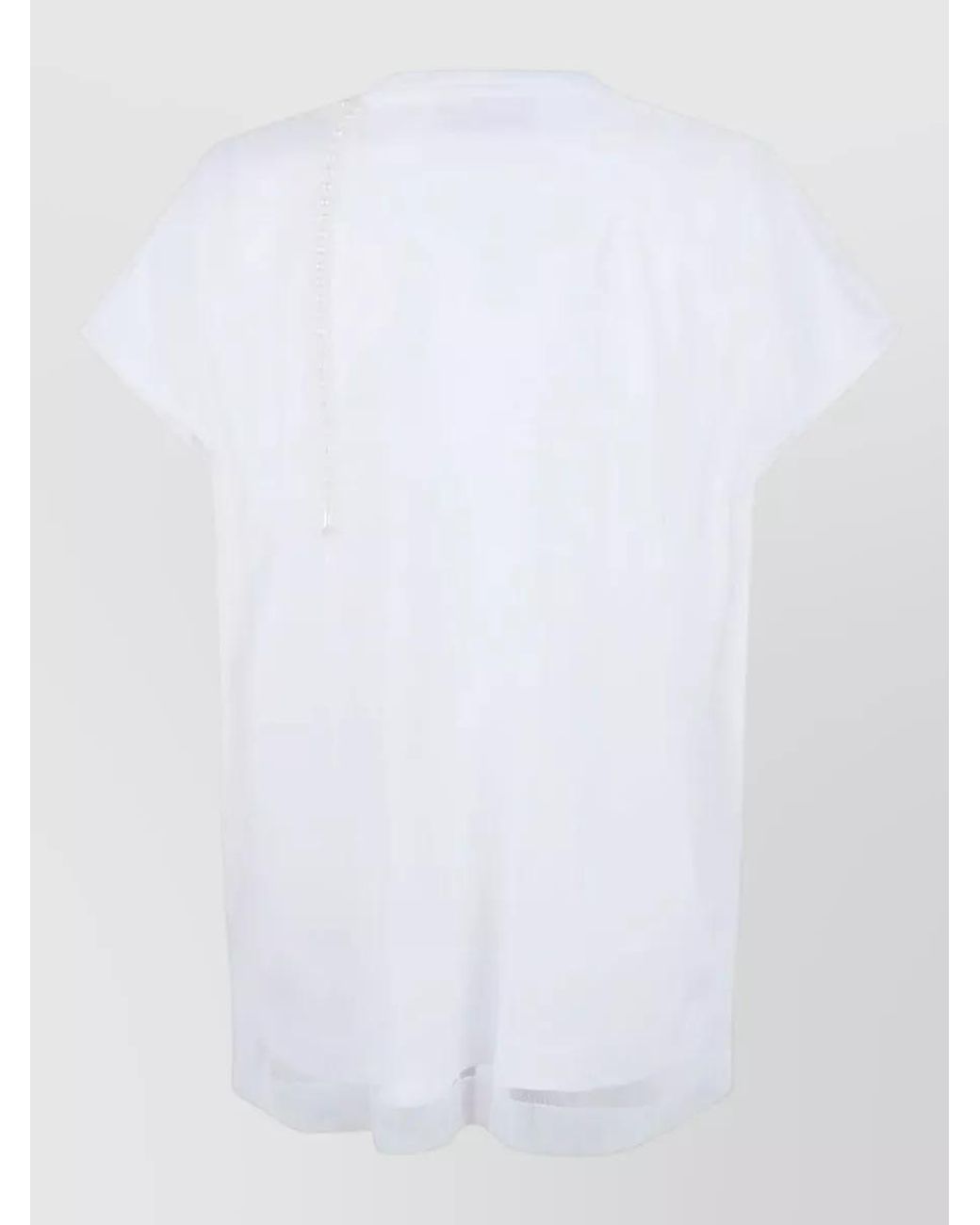 Simone Rocha White Embroidered Layered Blouse