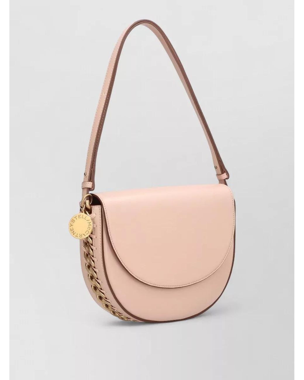 Stella McCartney Pink Frayme Medium Shoulder Bag