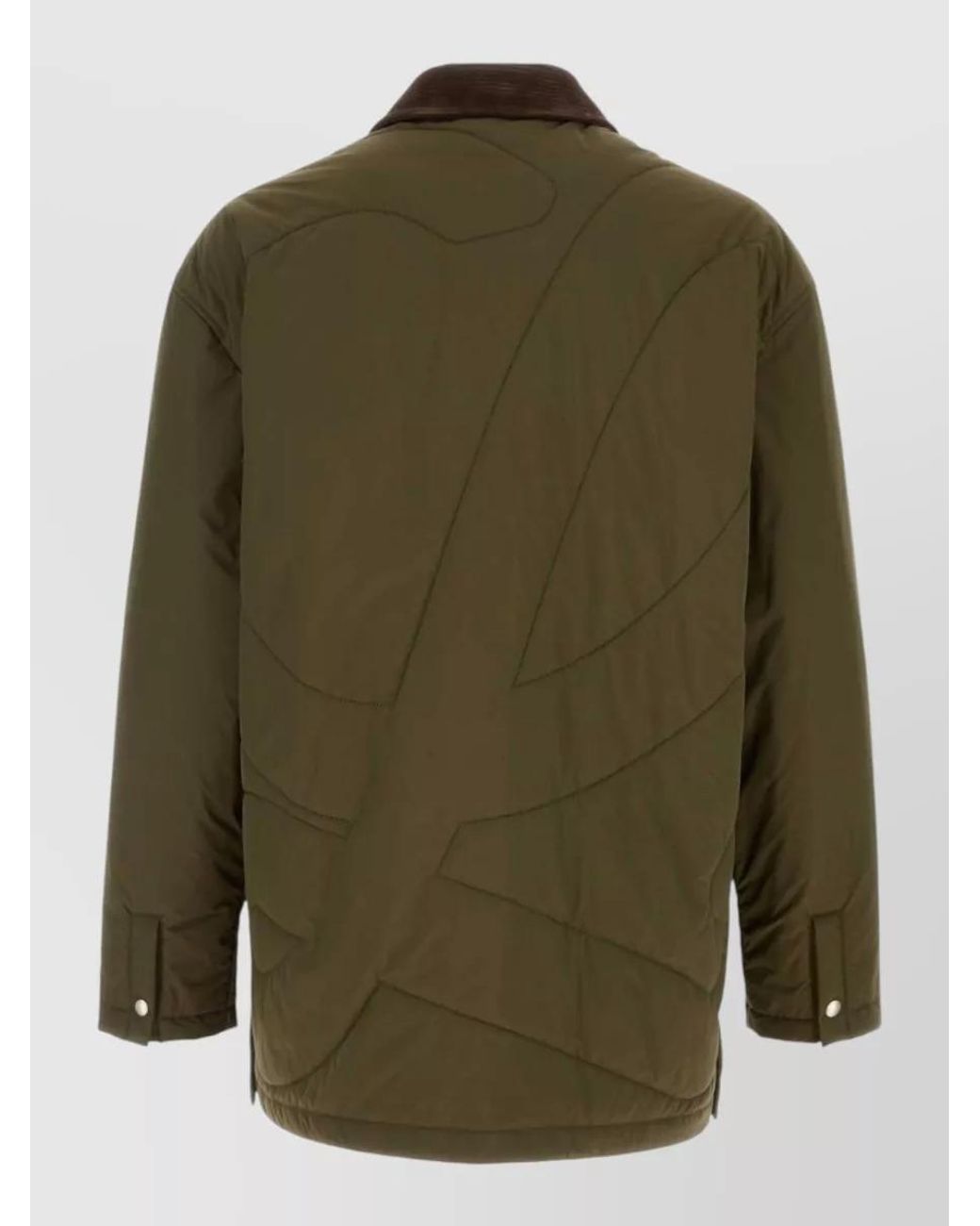 Loewe Green Quilted Puffer Jacket for men