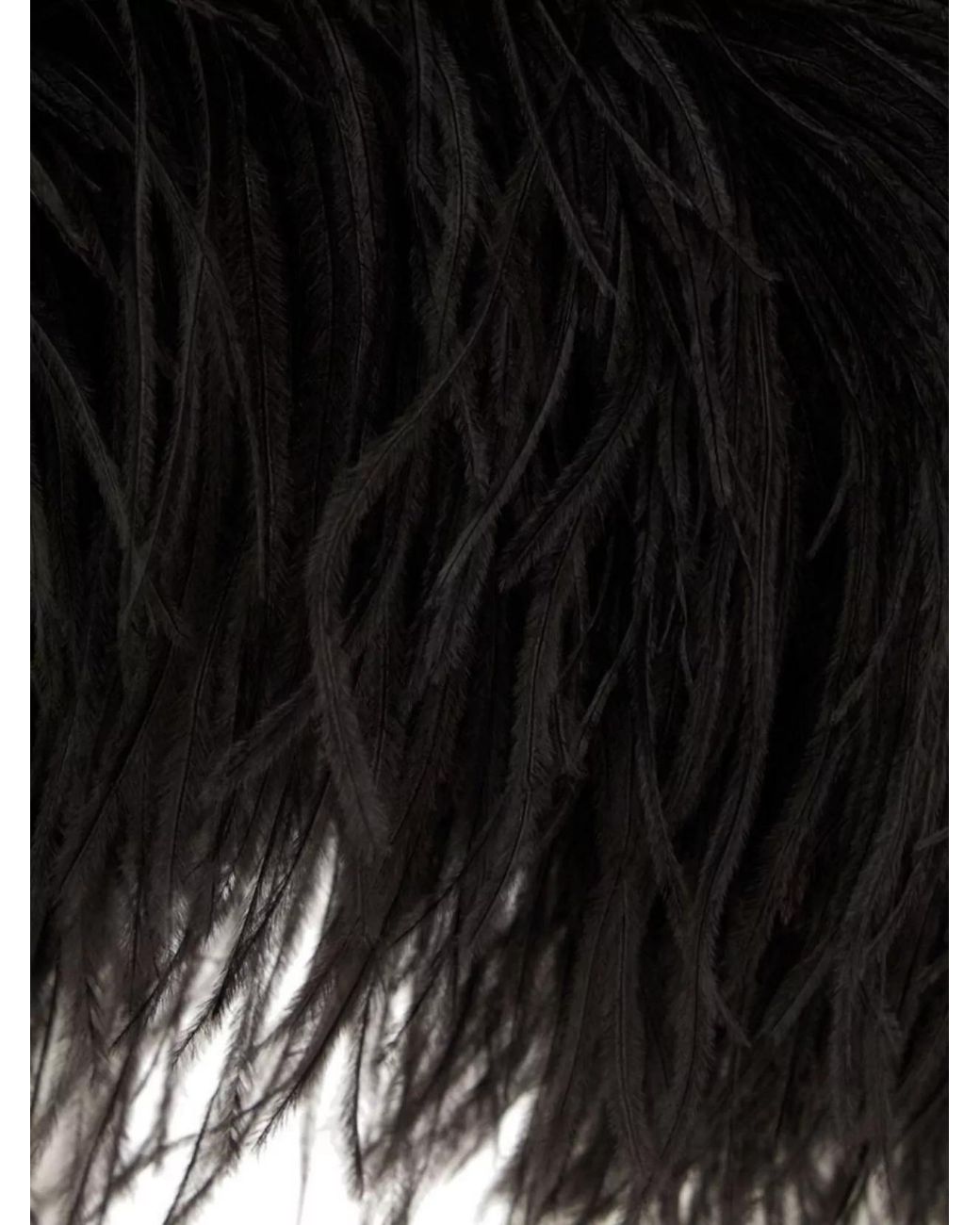 Max Mara Black Fringed Wool Blend V-Neck Cardigan Coat