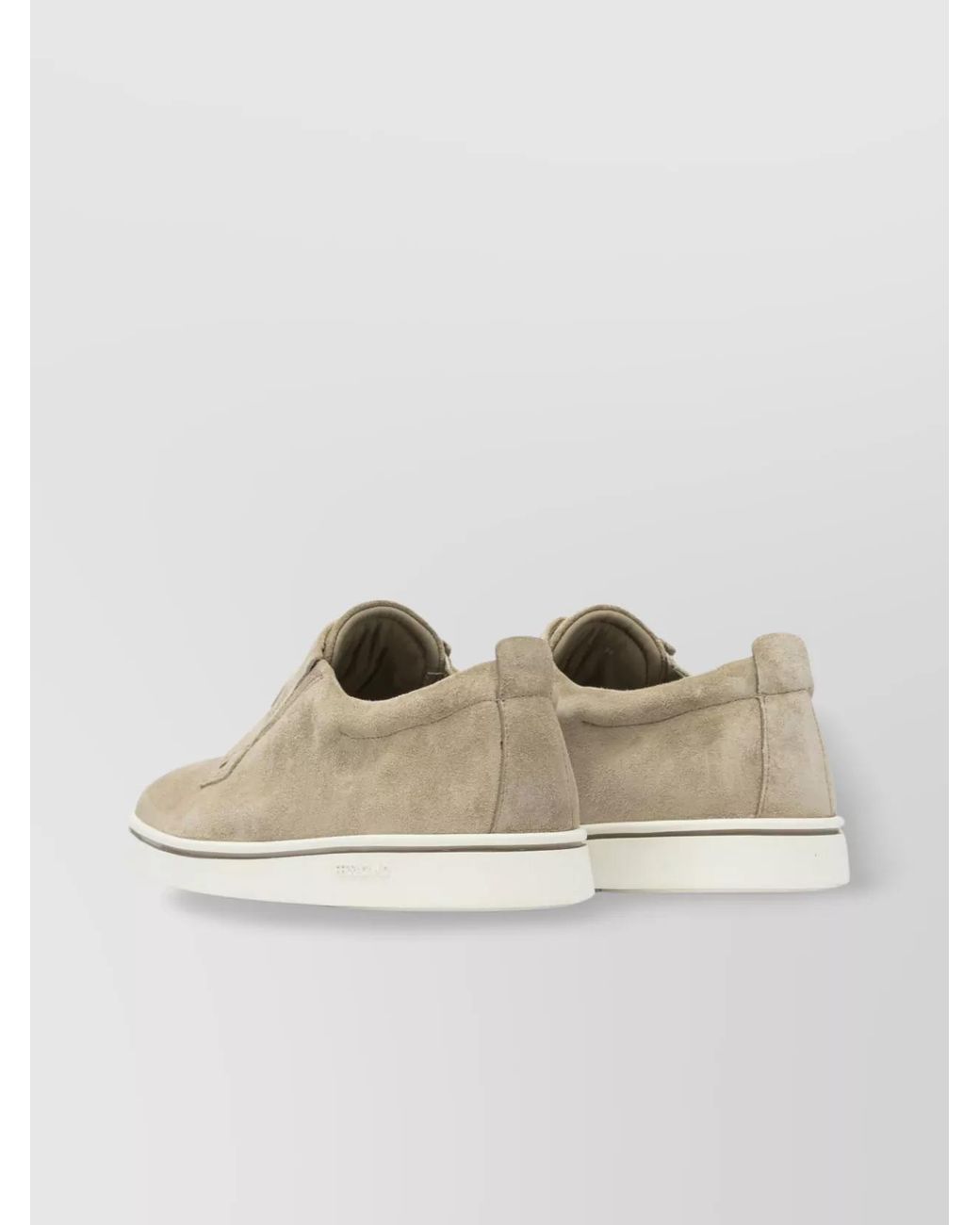 Ferragamo Natural Suede Leather Loafers for men