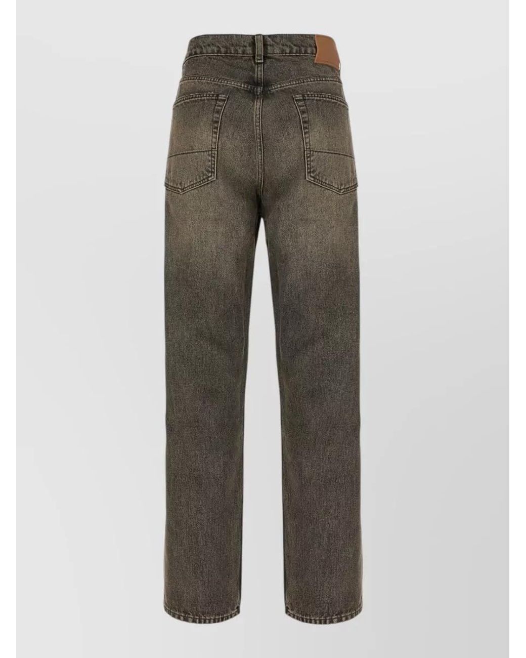 Our Legacy Gray Denim Straight-Leg Trousers for men