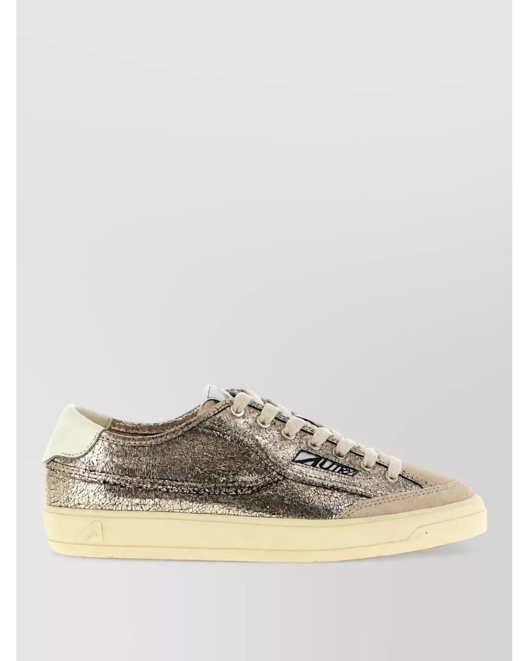 Autry Multicolor Leather Low-Top Lace-Up Sneakers
