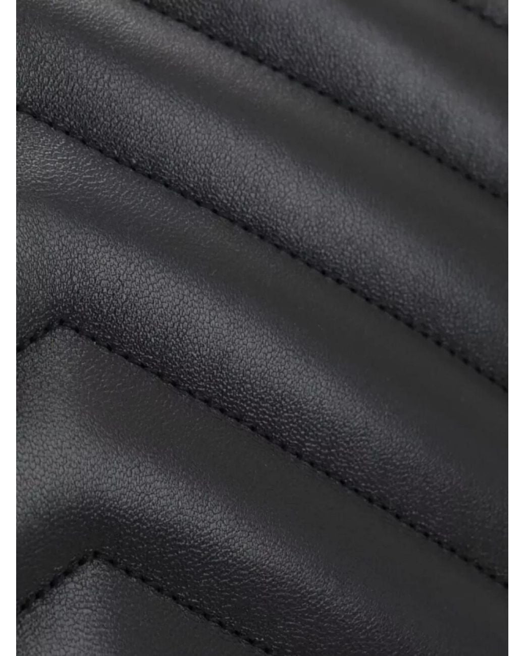 Saint Laurent Black Loulou Large Leather Shoulder Bag