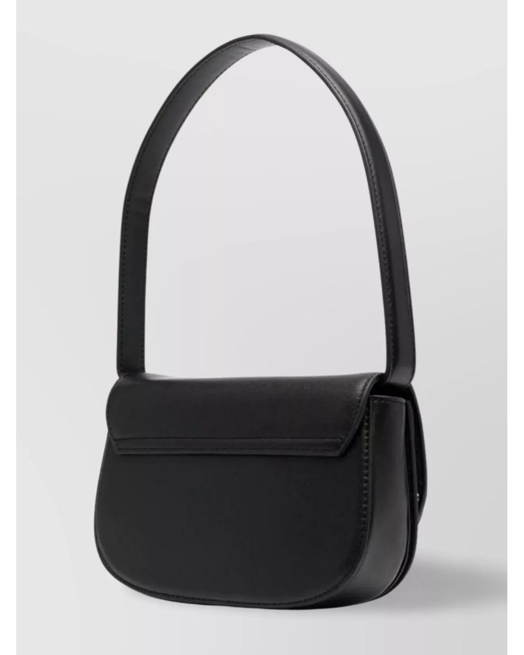 DIESEL Black 1Dr Leather Shoulder Bag