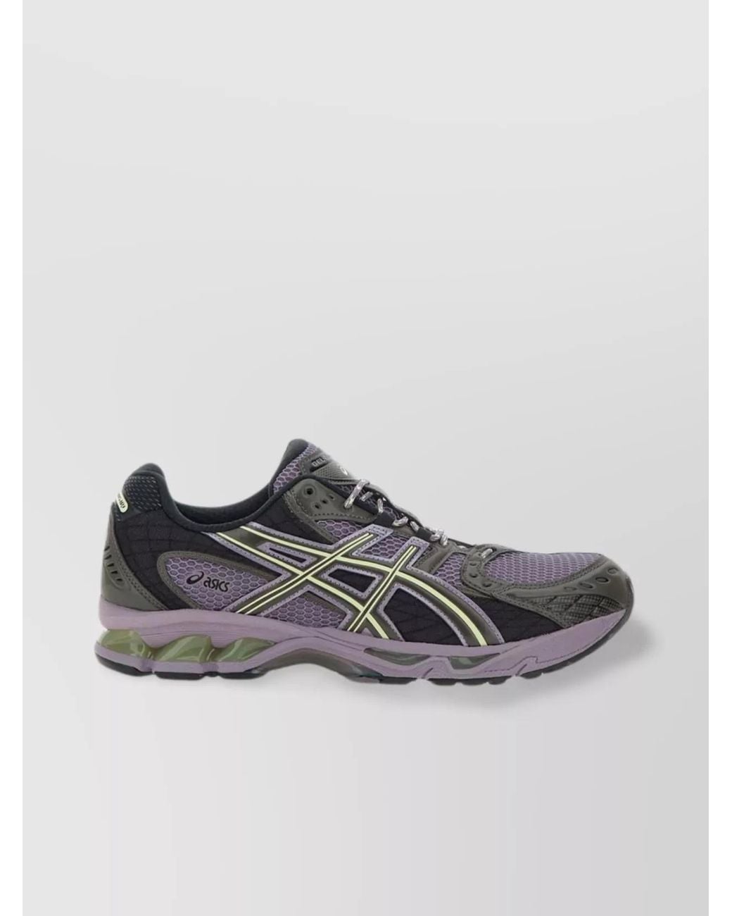 Asics Gray Mesh Low-Top Sneakers