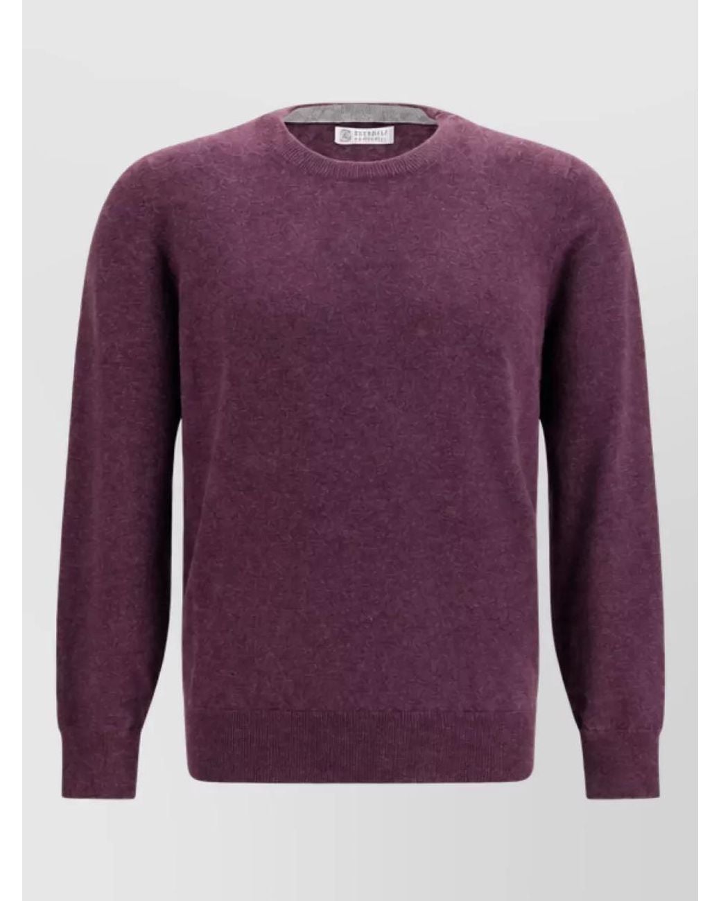 Brunello Cucinelli Purple Cashmere Sleeveless Sweater for men