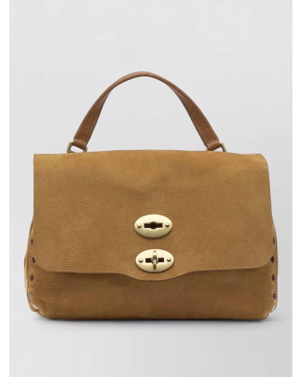 Zanellato Brown Leather Small Tote Bag