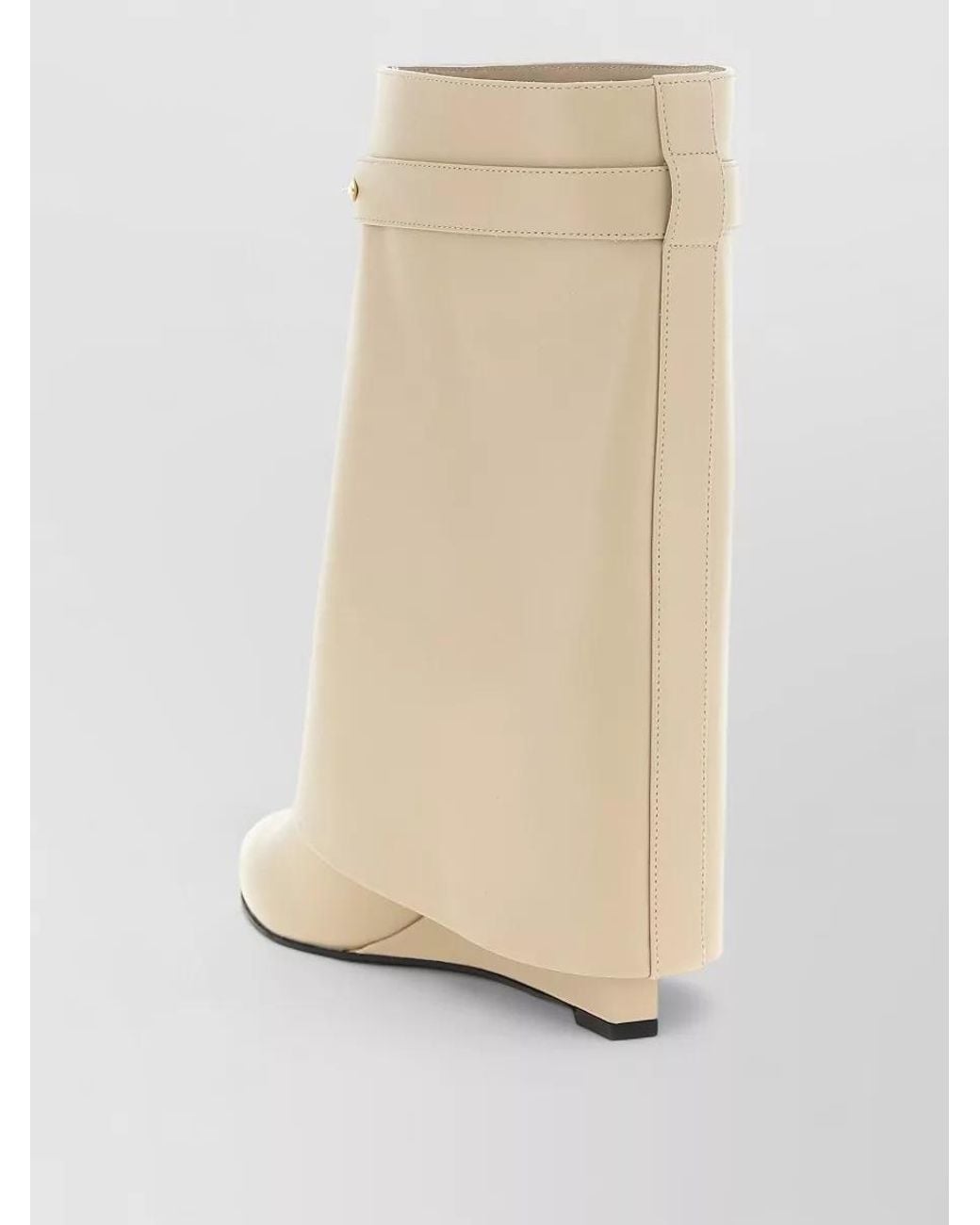 Givenchy White Calf Leather Ankle Boots