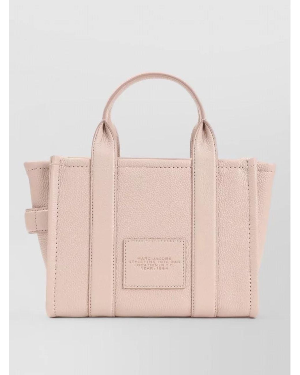 Marc Jacobs Pink The Tote Bag Small Leather Tote Bag