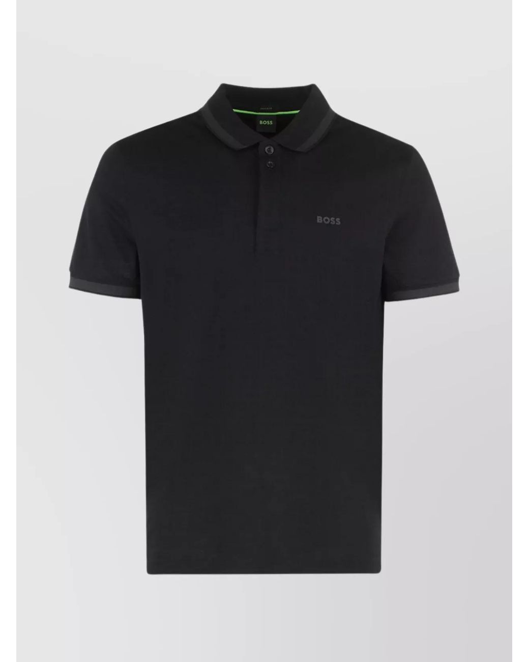 Boss Black Cotton Piqué Regular-Fit Polo Shirt for men