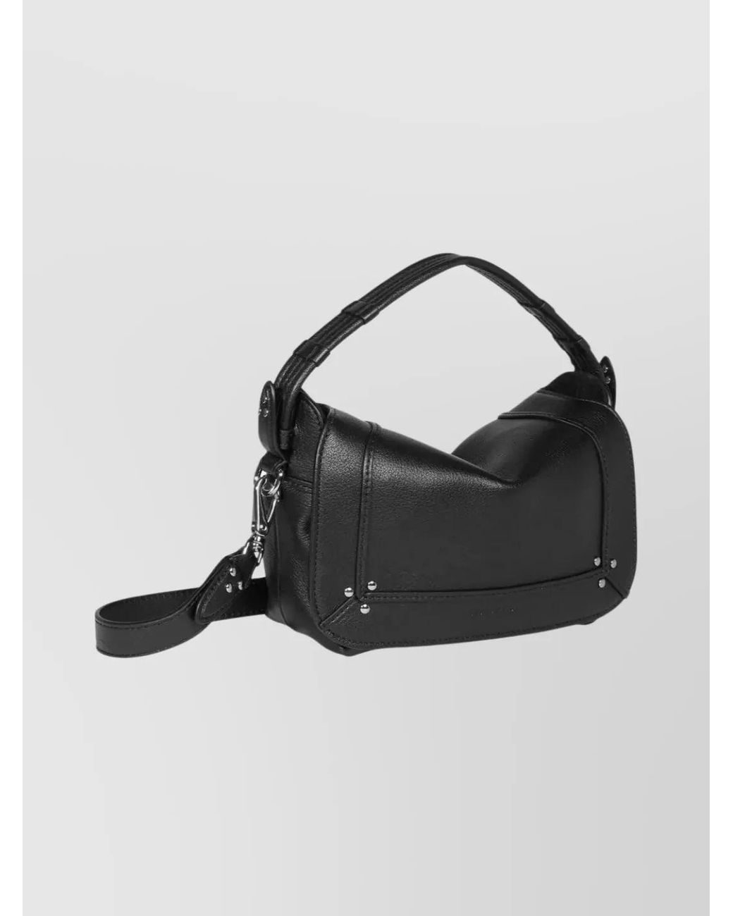 Jérôme Dreyfuss Black Leather Shoulder Bag