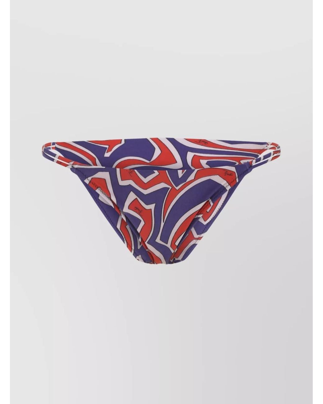 Emilio Pucci Blue Printed Bikini Briefs