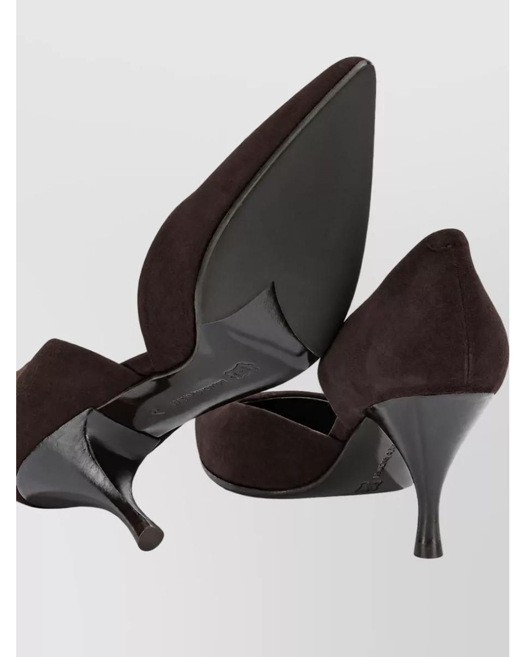 Sergio Levantesi Brown Leather Jada 60Mm Pumps