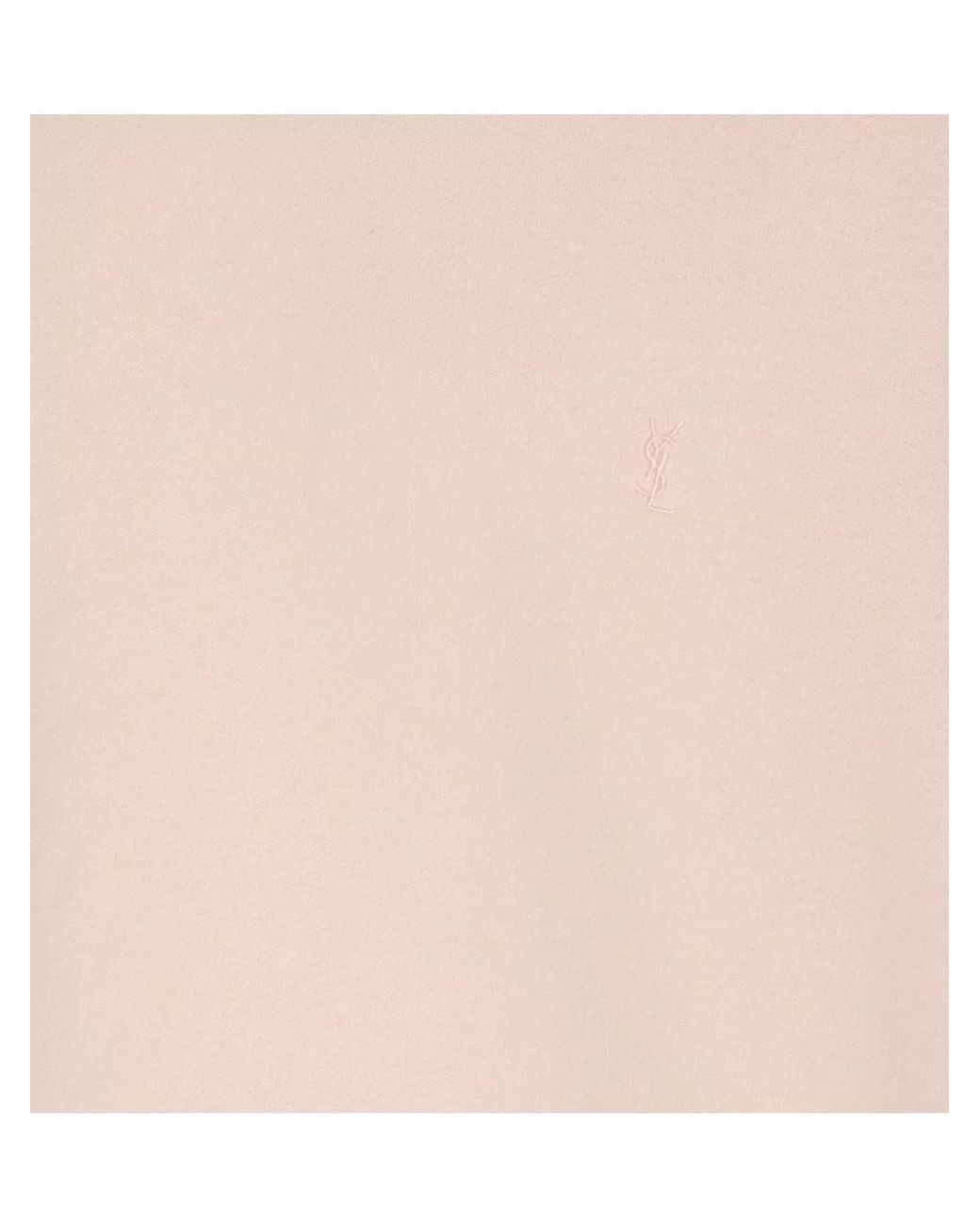 Saint Laurent Pink Cotton Logo-Embroidered Sweatshirt for men