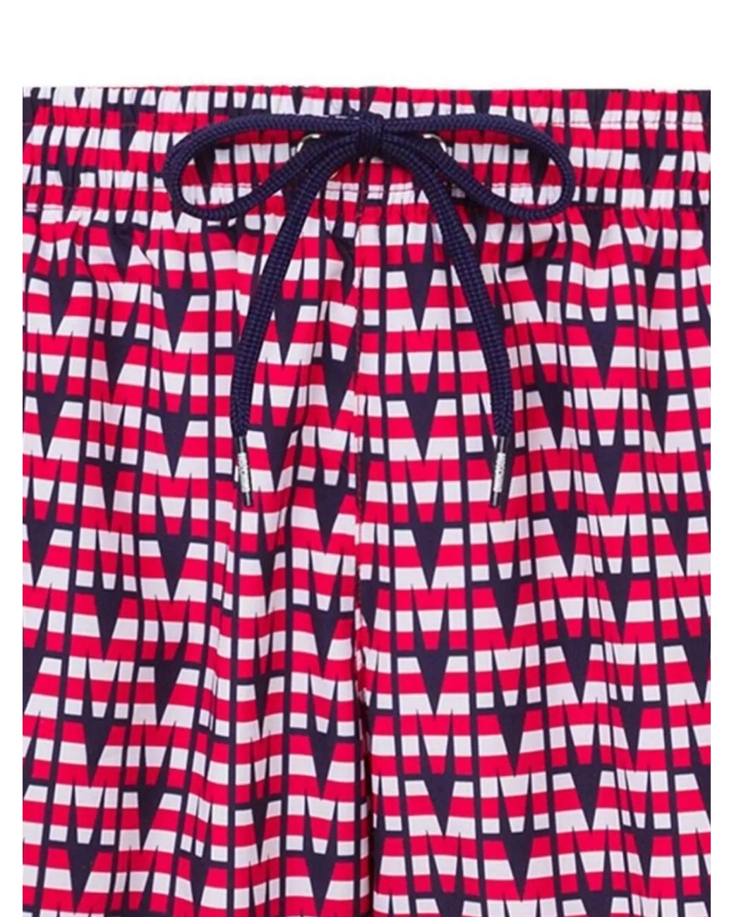 Moschino Red Graphic-Print Swim Shorts for men