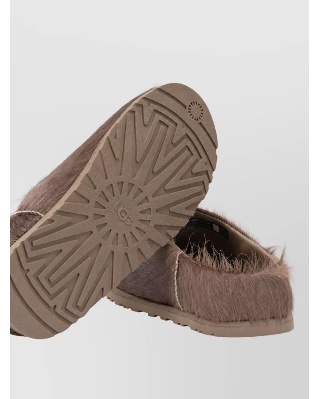 Ugg Brown Calf Hair Clogs