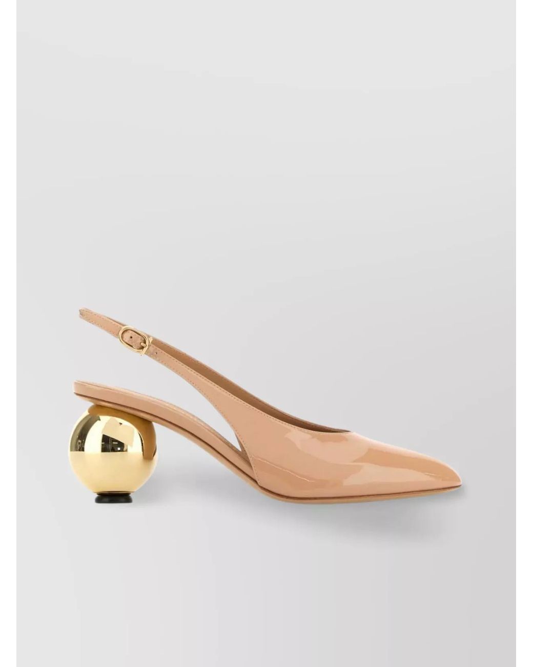 Ferragamo Natural Leather Tessie 70 Pumps