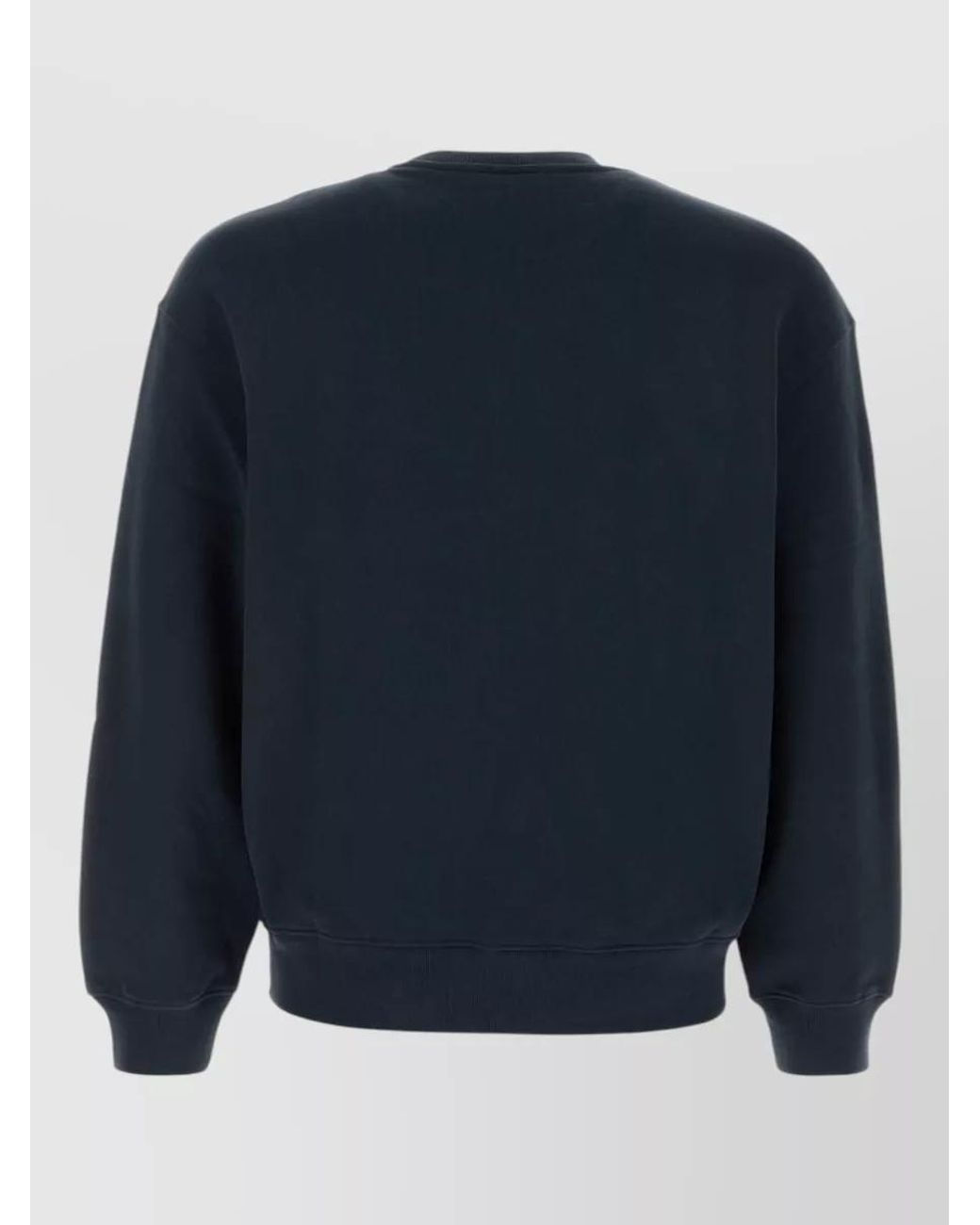 Maison Kitsuné Blue Cotton Crew Neck Sweatshirt for men