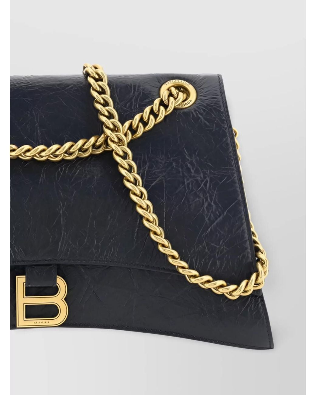 Balenciaga Blue Crush Medium Leather Shoulder Bag