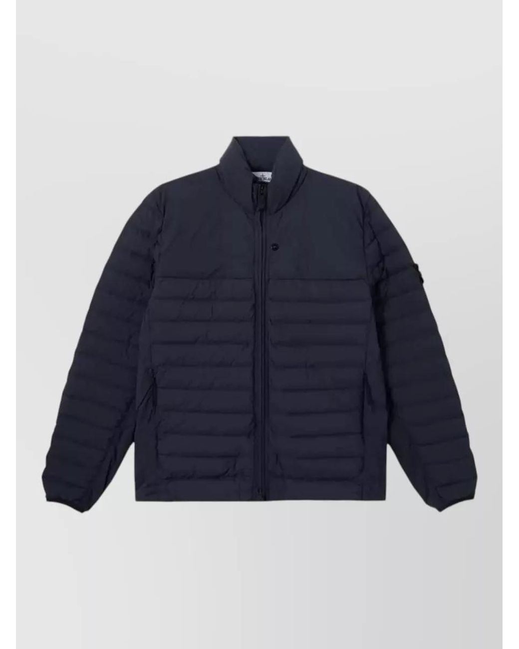 Stone Island Blue Quilted Padded Jacket for men