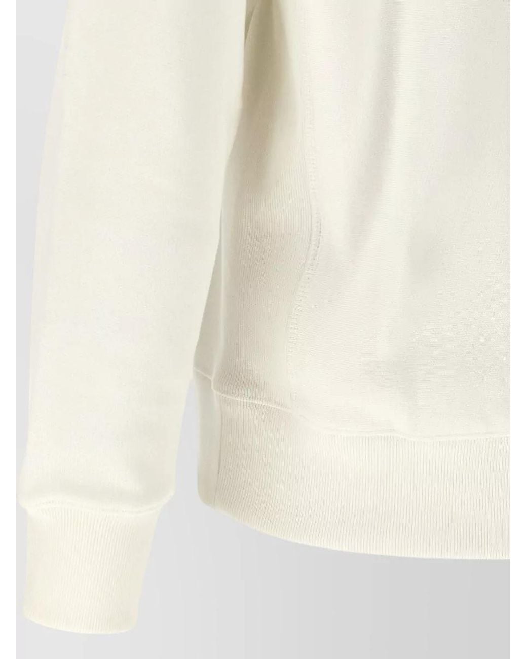 KENZO Natural Cotton Embroidered Hoodie
