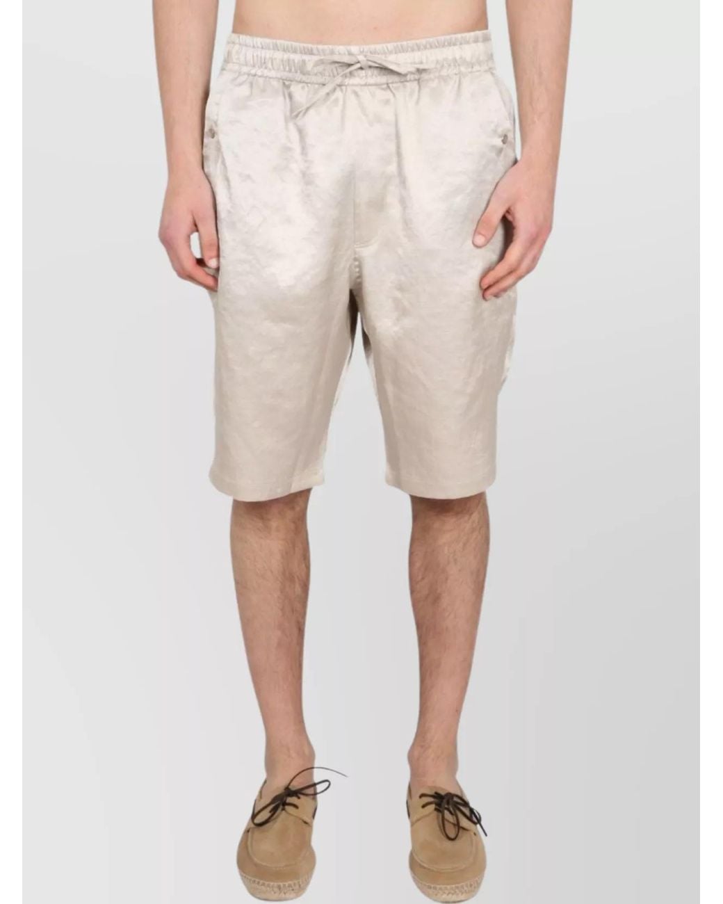 Needles Natural Polyester Chino Shorts for men