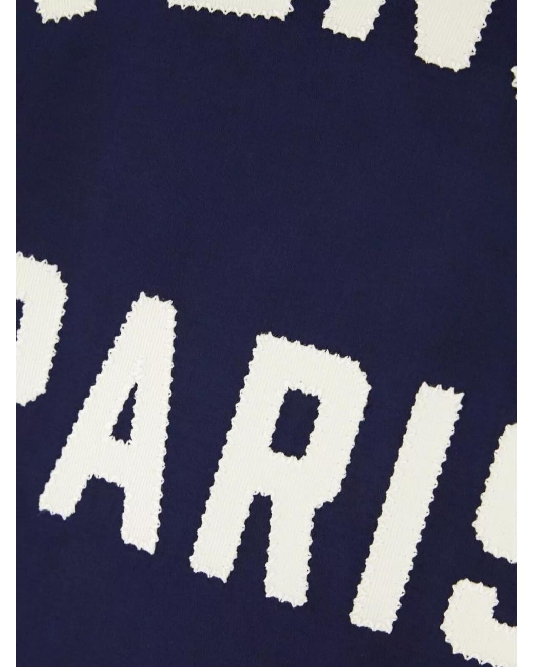 Givenchy Blue Cotton Blend Logo Patch Crewneck Sweatshirt for men