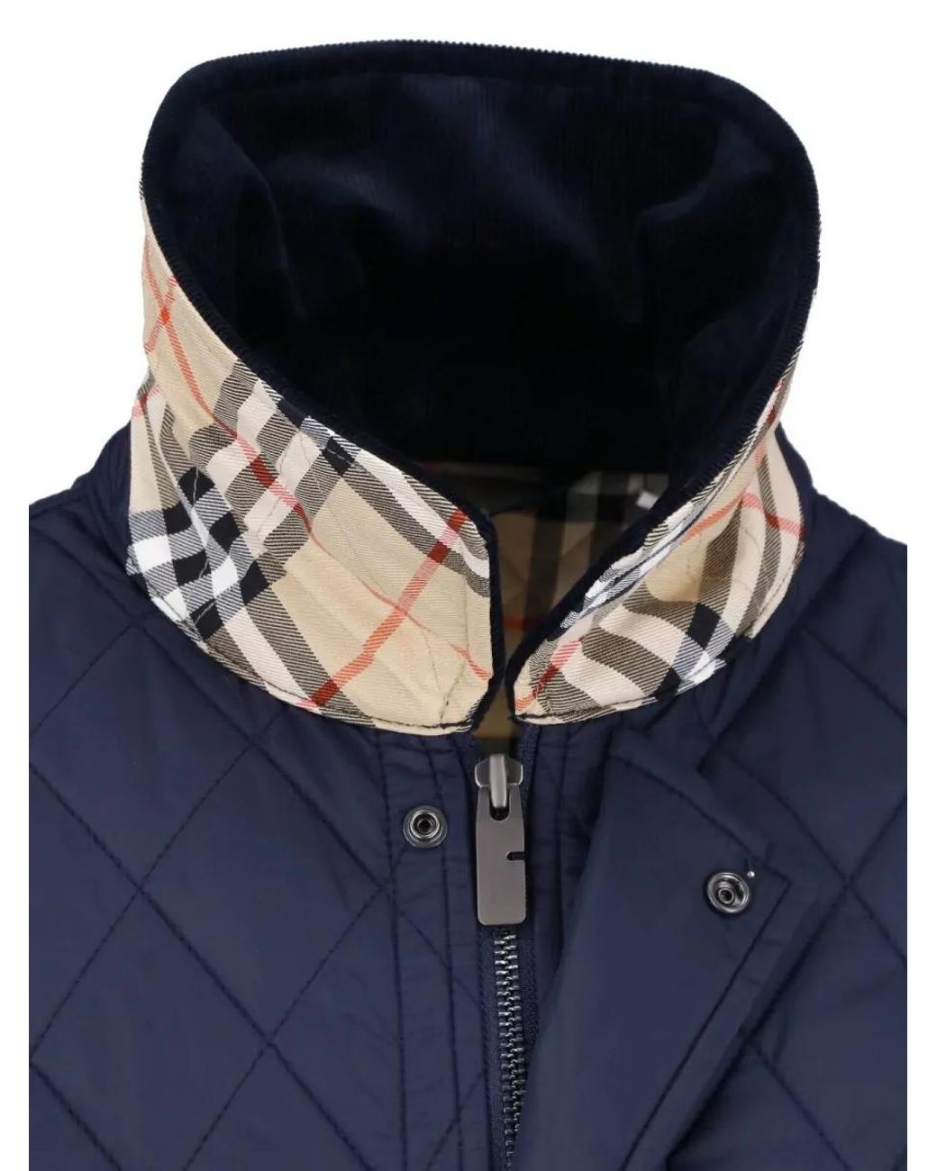 Burberry Blue Puffer Jacket for men