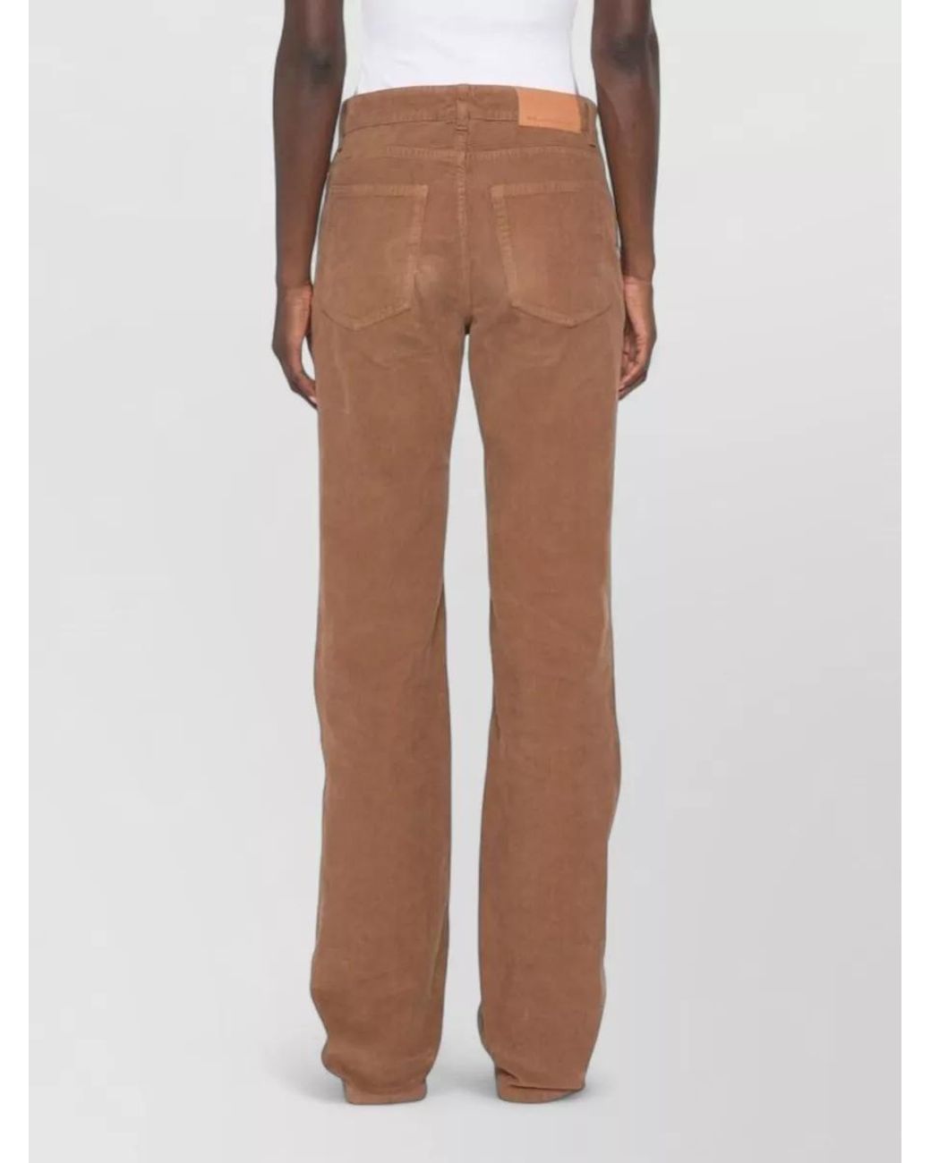 Stella McCartney Brown Corduroy Flared Jeans