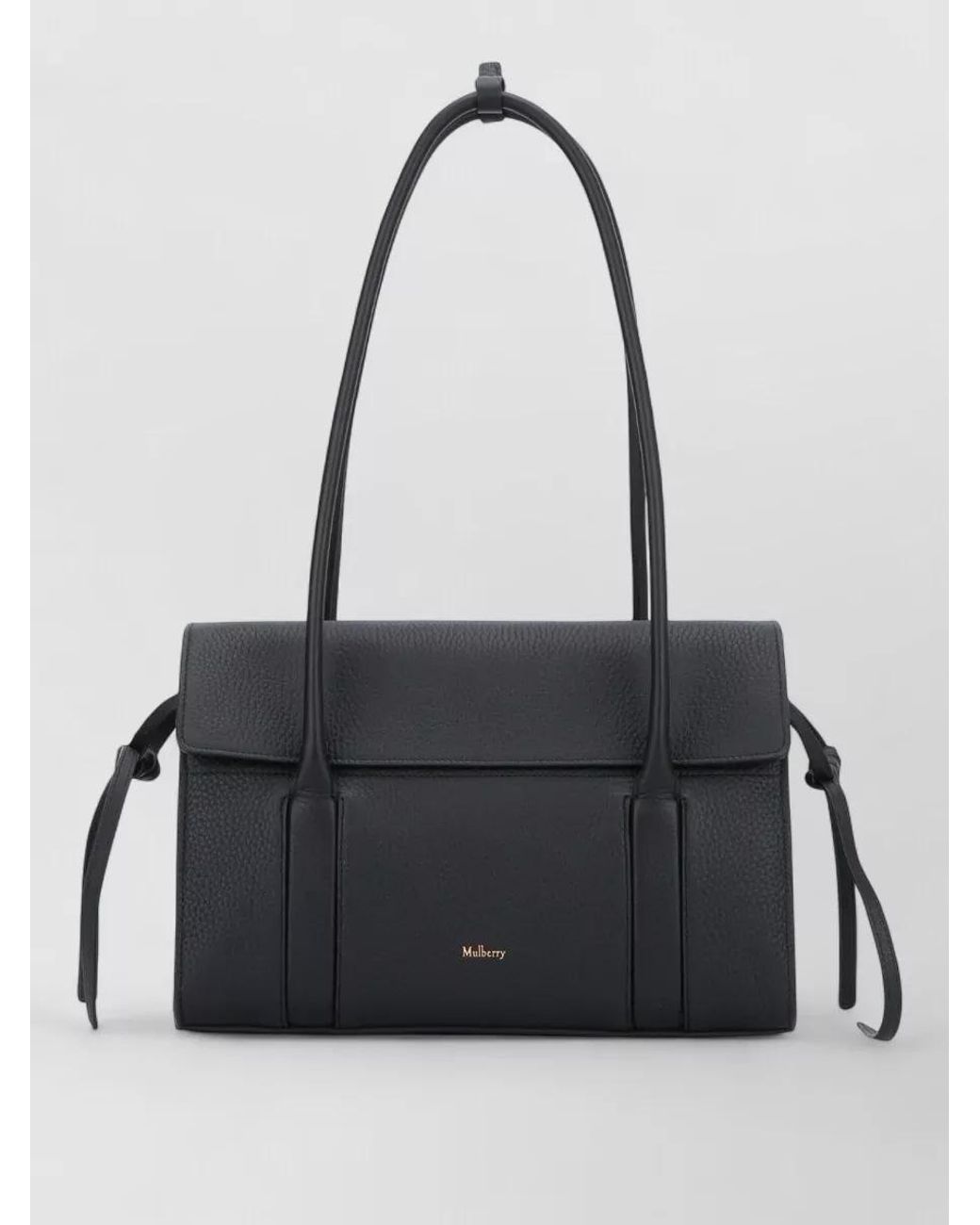 Mulberry Black Small Bayswater Shoulder Bag Long Handles