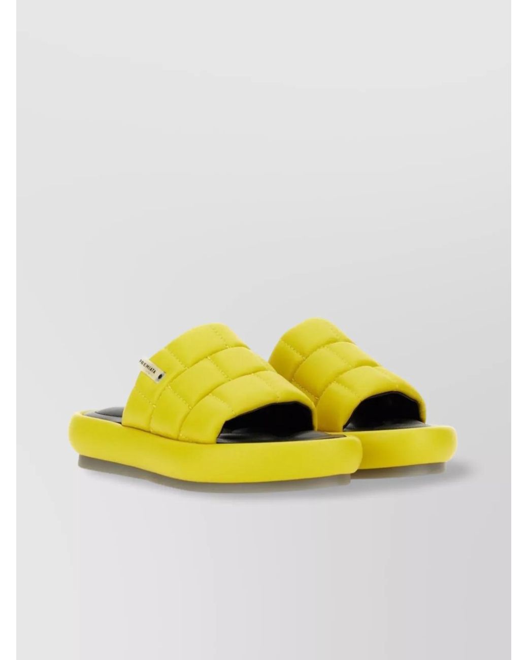 Premiata Yellow Leather Sandals