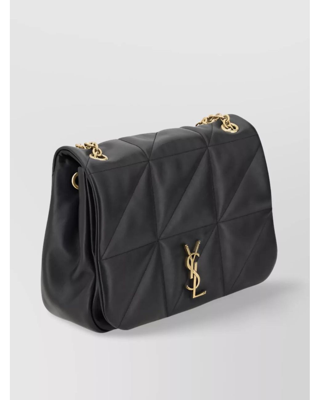Saint Laurent Black Jamie Medium Lamb Leather Shoulder Bag