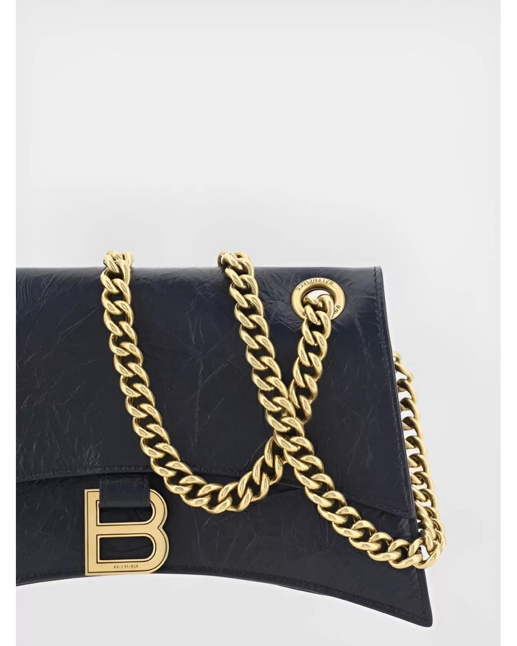 Balenciaga Blue Crush Small Leather Shoulder Bag
