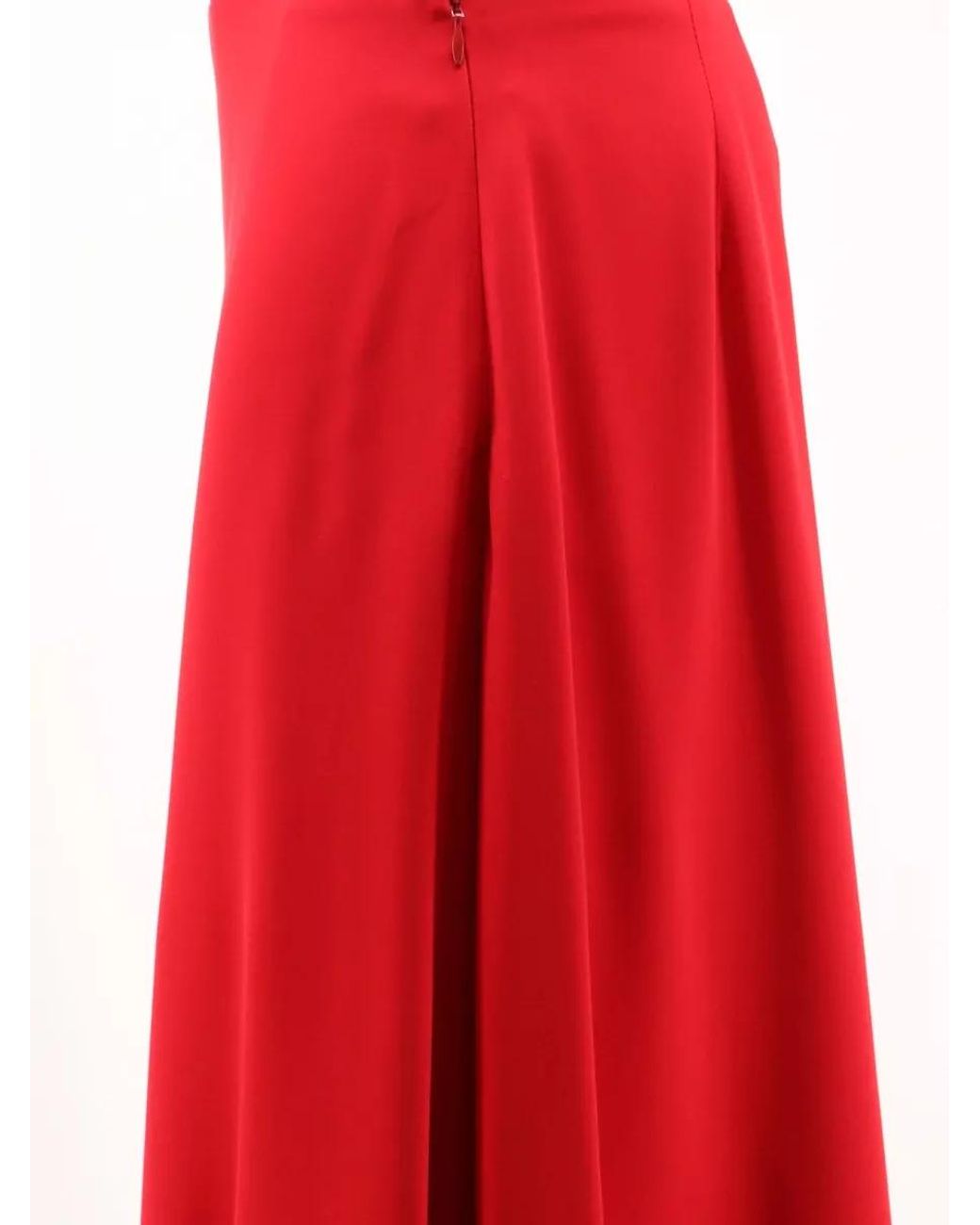 Valentino Silk Flared Midi Skirt