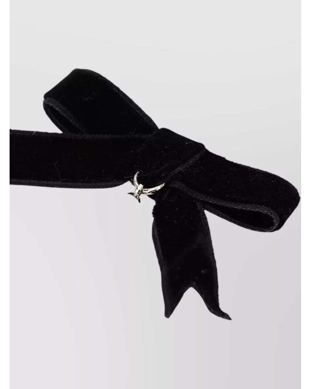 Self-Portrait White Pearl Bow Necklace