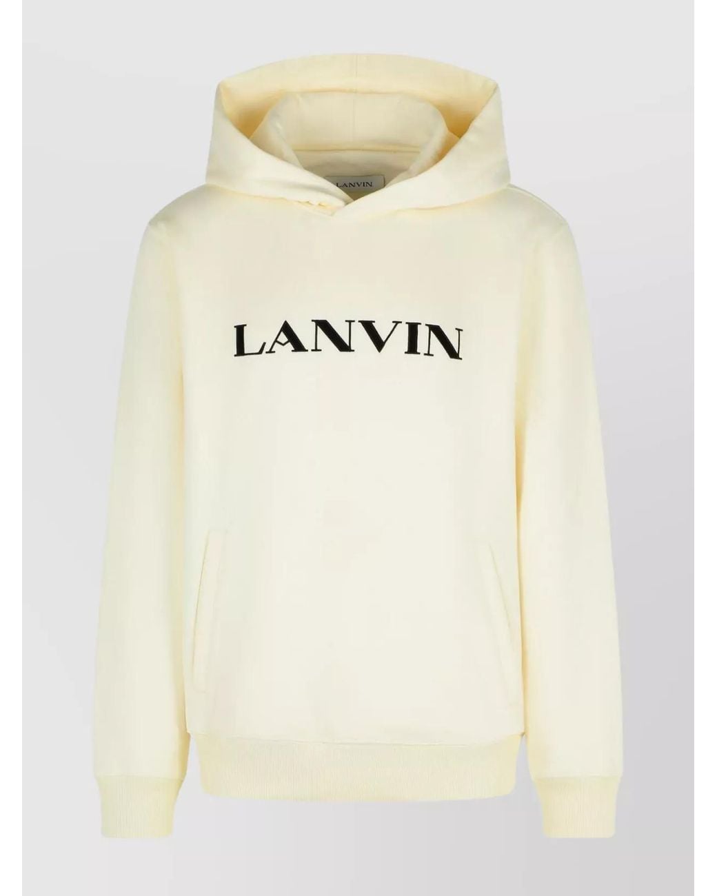 Lanvin Natural Cotton Hoodie for men
