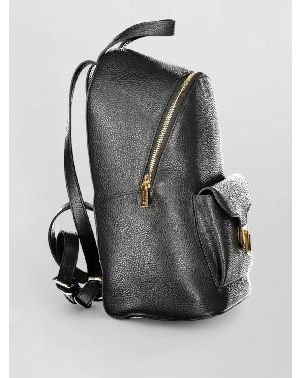 Coccinelle Gray Leather Backpack