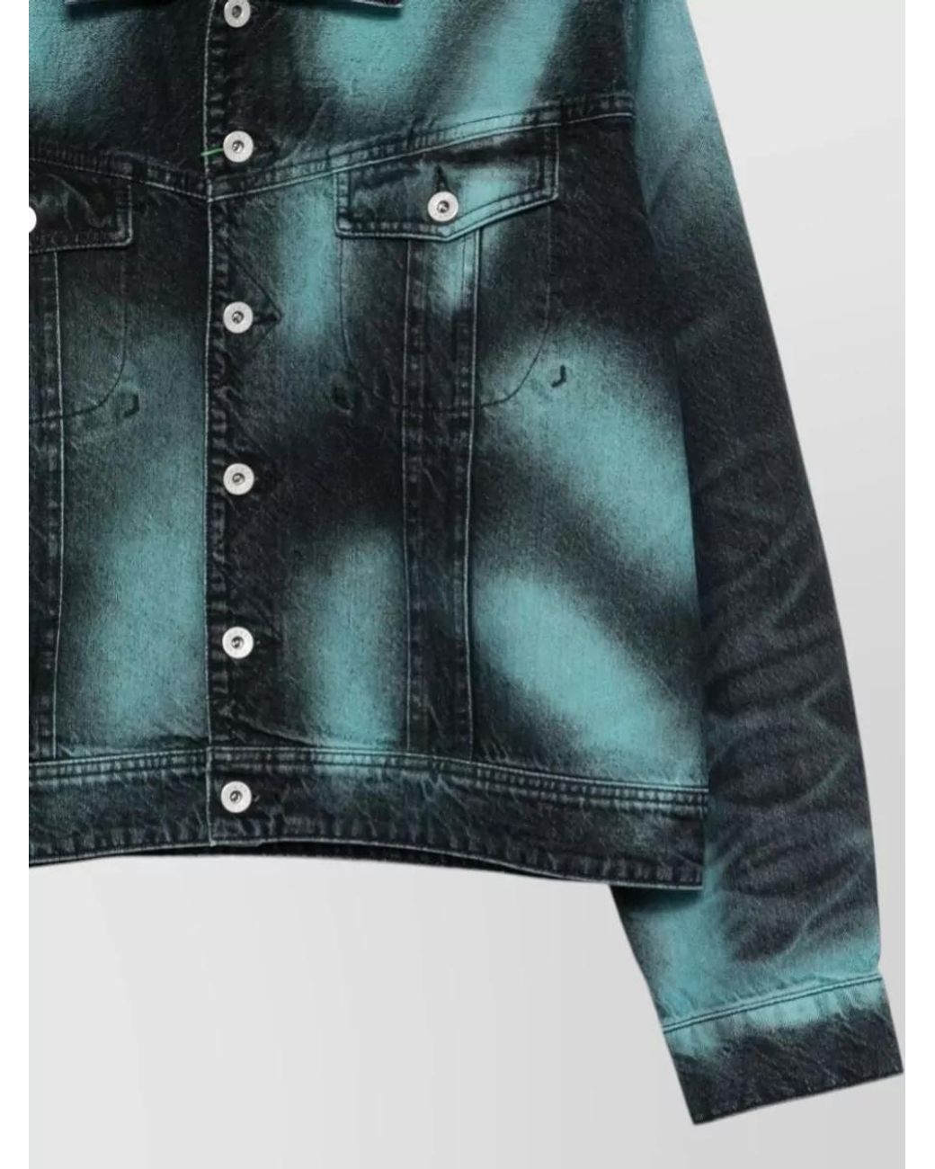 KENZO Blue Denim Oversized Trucker Jacket for men