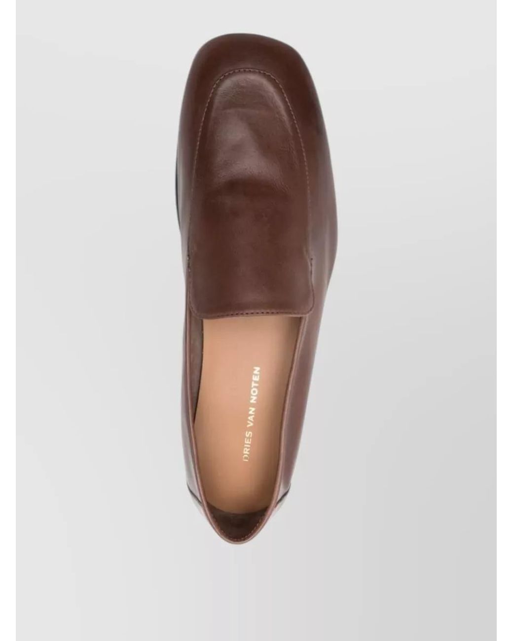 Dries Van Noten Brown Leather Loafers for men