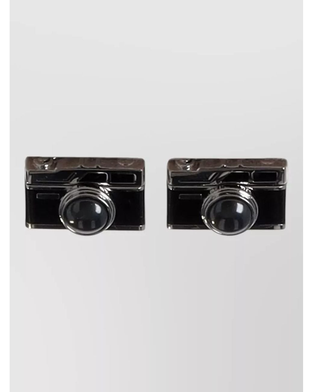 Paul Smith Black Camera Cufflinks for men