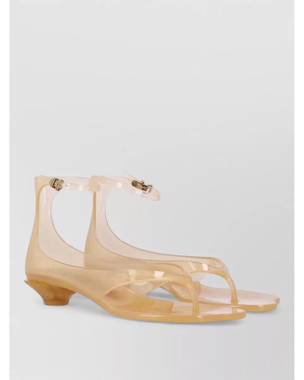 Chloé Natural Transparent Jelly Sandals