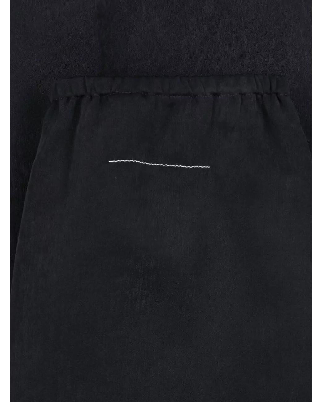 MM6 by Maison Margiela Blue Knee-Length A-Line Skirt