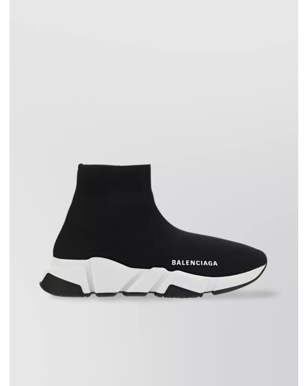 Balenciaga White Knit Sock Sneakers